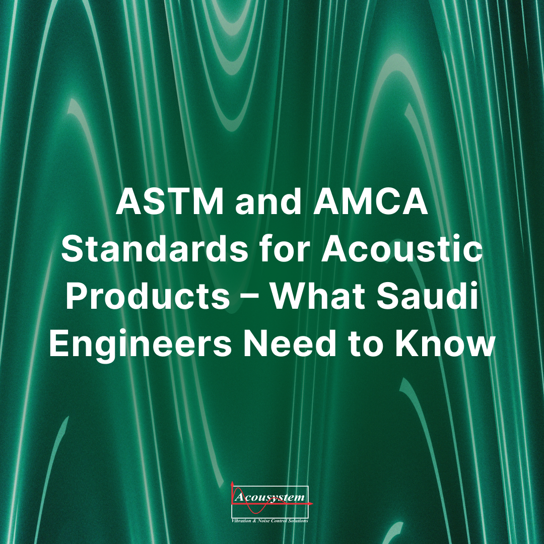 ASTM acoustic testing of a duct silencer in a certified lab