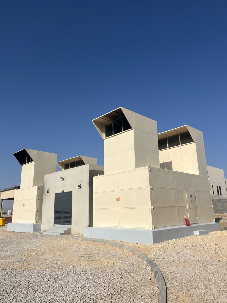 New Murabba Site Office – Sound-Proof Generator Rooms